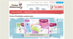 Desktop Screenshot of cartes-anniversaire.com
